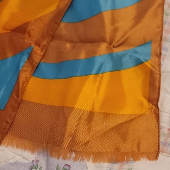 Vintage Mid-Century Jean Ete Abstract Print Scarf - Picture 3 of 4